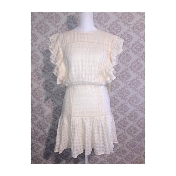 NWT Tularosa Antonia Mini Dress in Cream - Picture 5 of 12